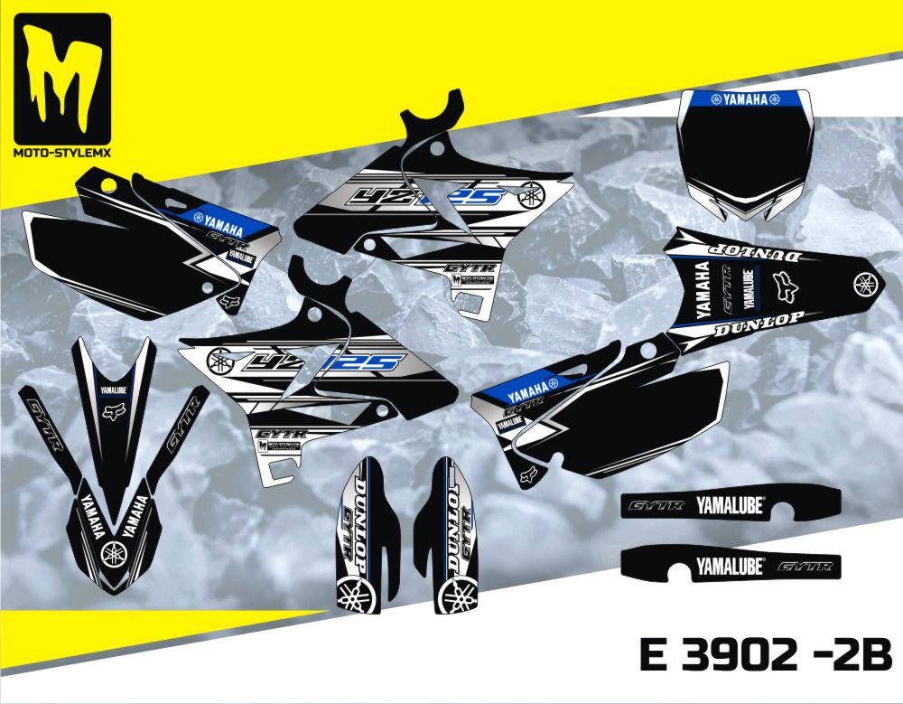 E 3902 -2B Yamaha YZ 125 02-14 UFO RESTYLED